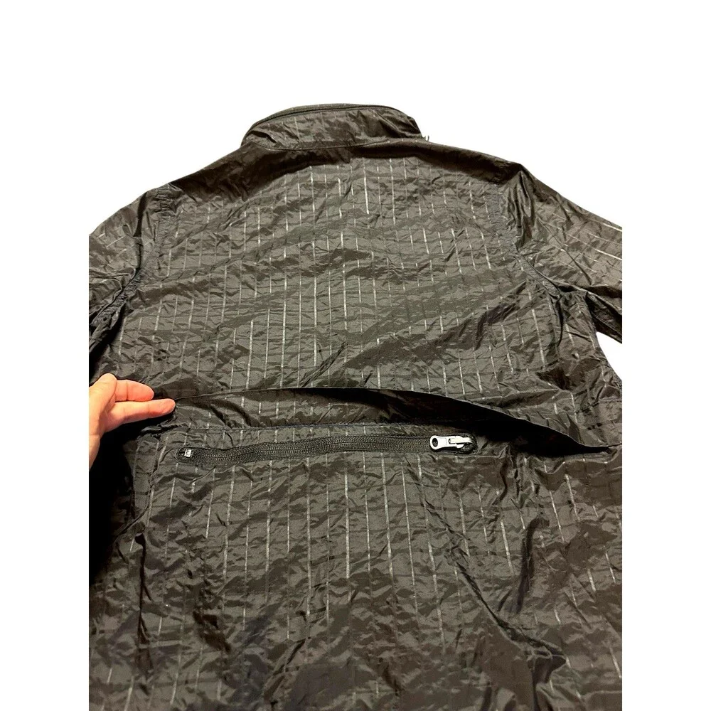 FREE PEOPLE windbreaker jacket L Packable light travel outdoors hiking